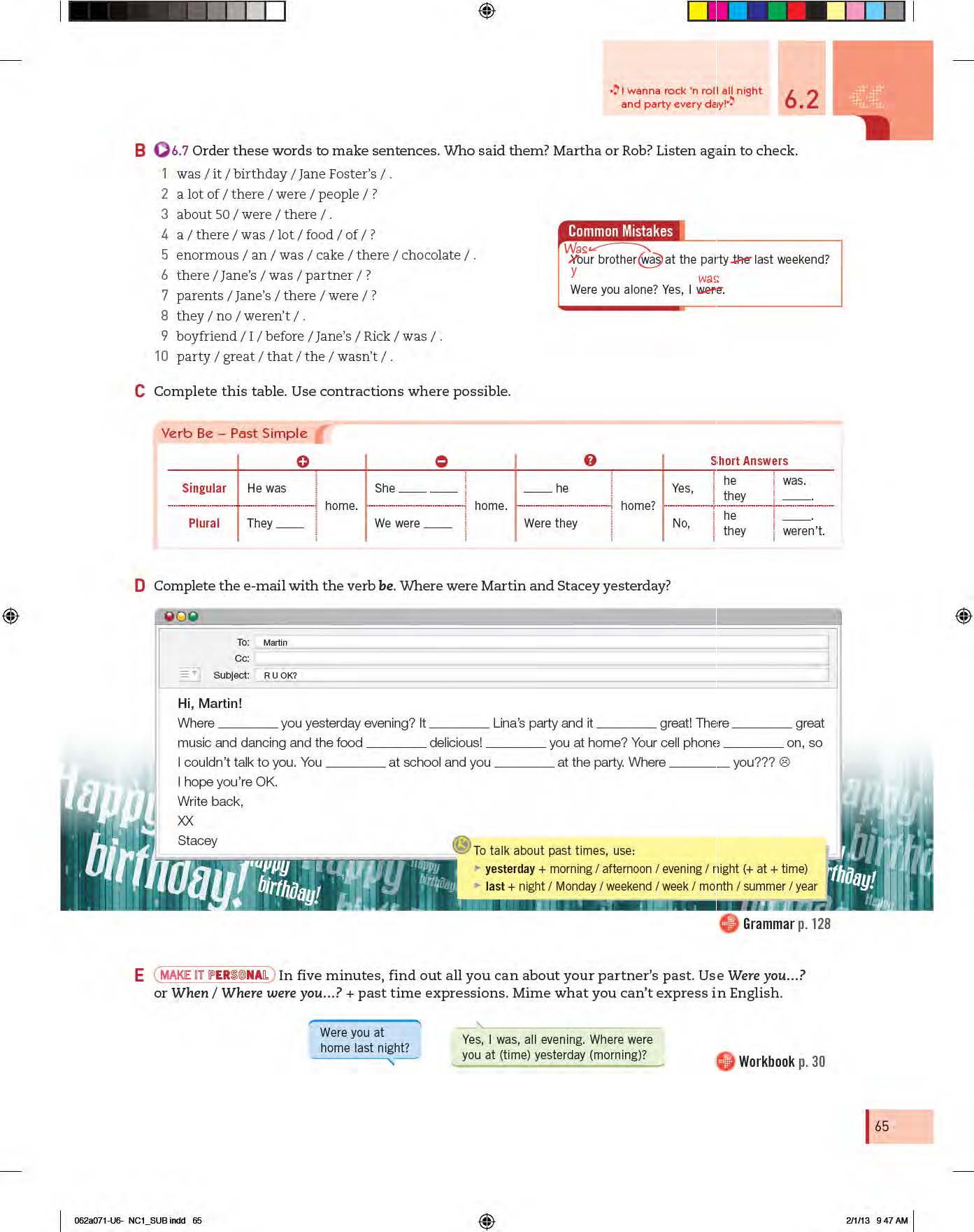 English ID 1B Student's Book