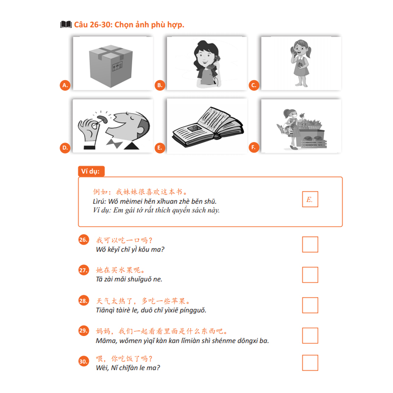 Sách - Giáo Trình Chinh Phục HSK 1 và HSK 2 - Luyện Thi HSK/HSKK - (Bài tập - Đáp án - Giải thích) - Phạm Dương Châu