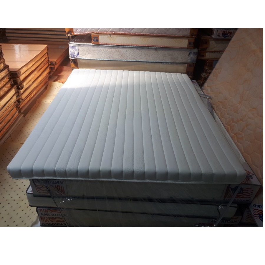 Bộ Nệm CAO SU NON MEMORY FOAM THẮNG LỢI - 2 gối chính hãng