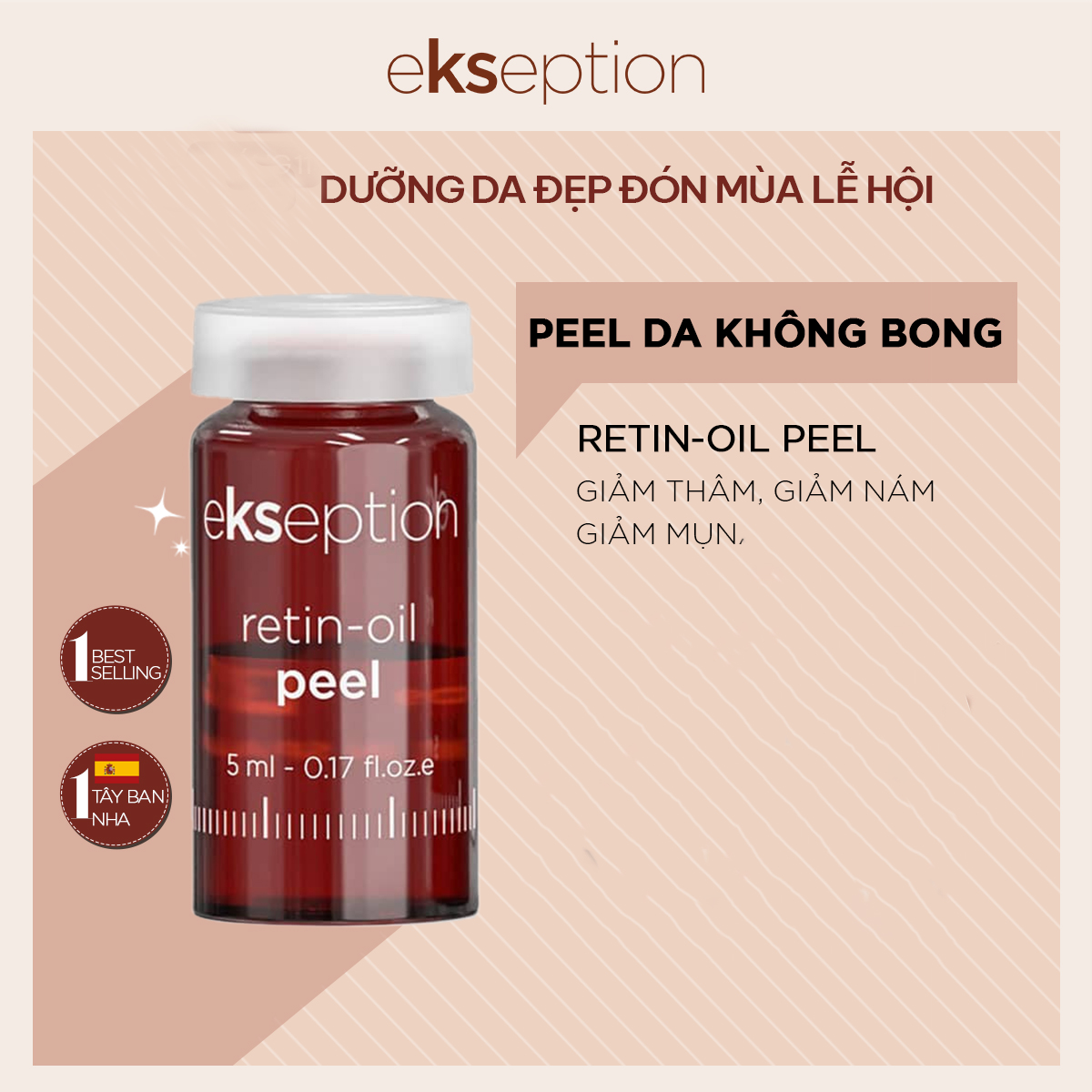 Ekseption Retin-iol Peel – Peel giảm nhăn, chống lão hóa