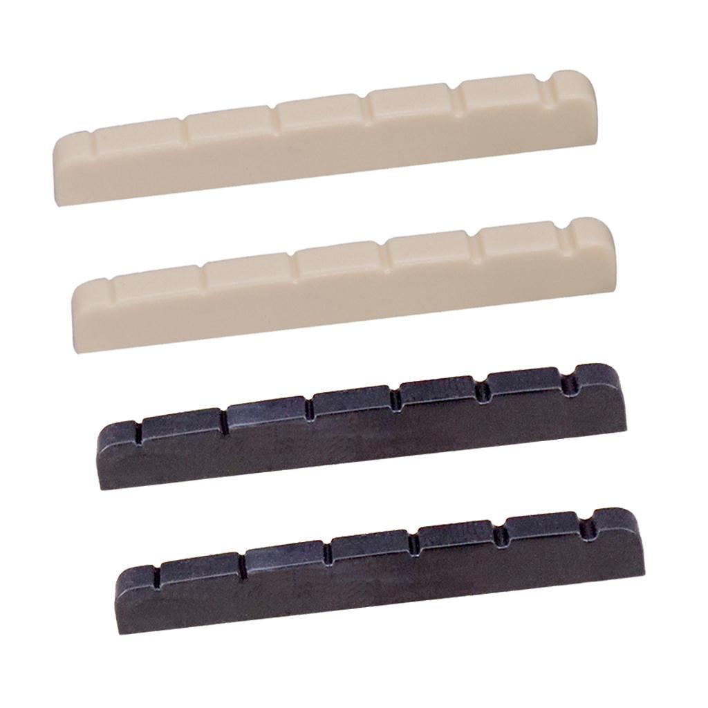 3x 2 Pack 6 String Electric Guitar Nut Slotted for ST TL Style Guitar Replacement