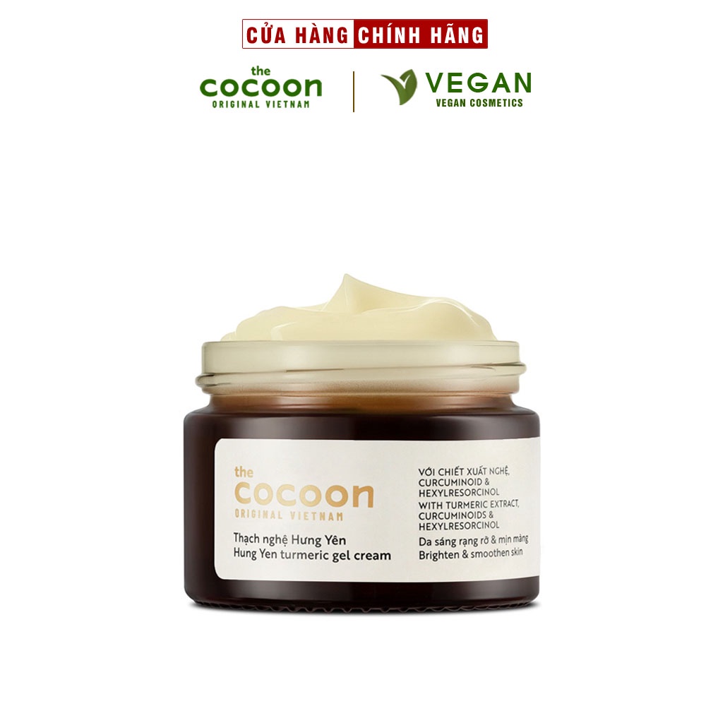 Thạch Nghệ Hưng Yên giúp làm sáng da và mờ thâm Cocoon 30ml thuần chay