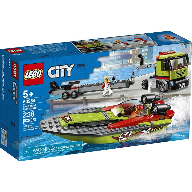 LEGO CITY 60254 Thuyền Đua Vận Chuyển