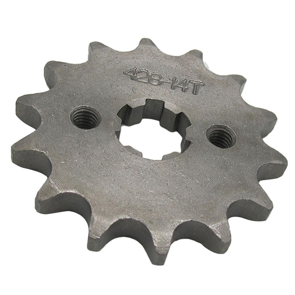 14T 428 Chain/Pitch Front Sprocket Cog /Trail/Dirt bike ATV Quad 17mm