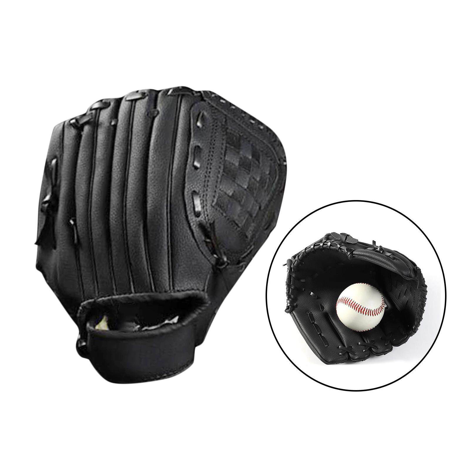 Baseball Glove Softball Glove Infield Outfield Gloves Easy to Break in Mitts Baseball Fielding Glove for Backyard, Women Men, Youth, Adult Kids