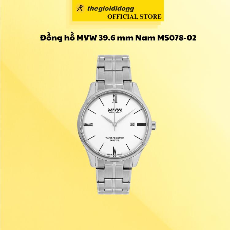 Đồng hồ MVW 39.6 mm Nam MS078-02 - Hàng Chính Hãng