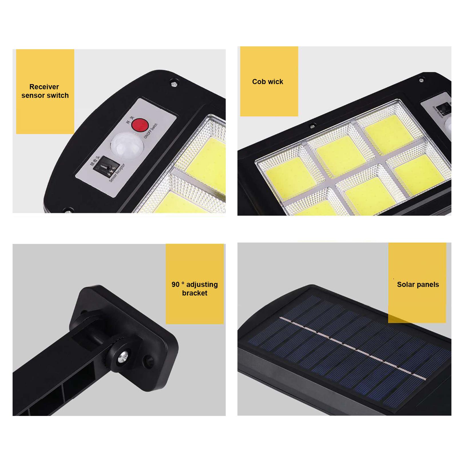 Đèn Đường Năng Lượng Mặt Trời Led Chống Nước Cao Với 3 Chế Độ
