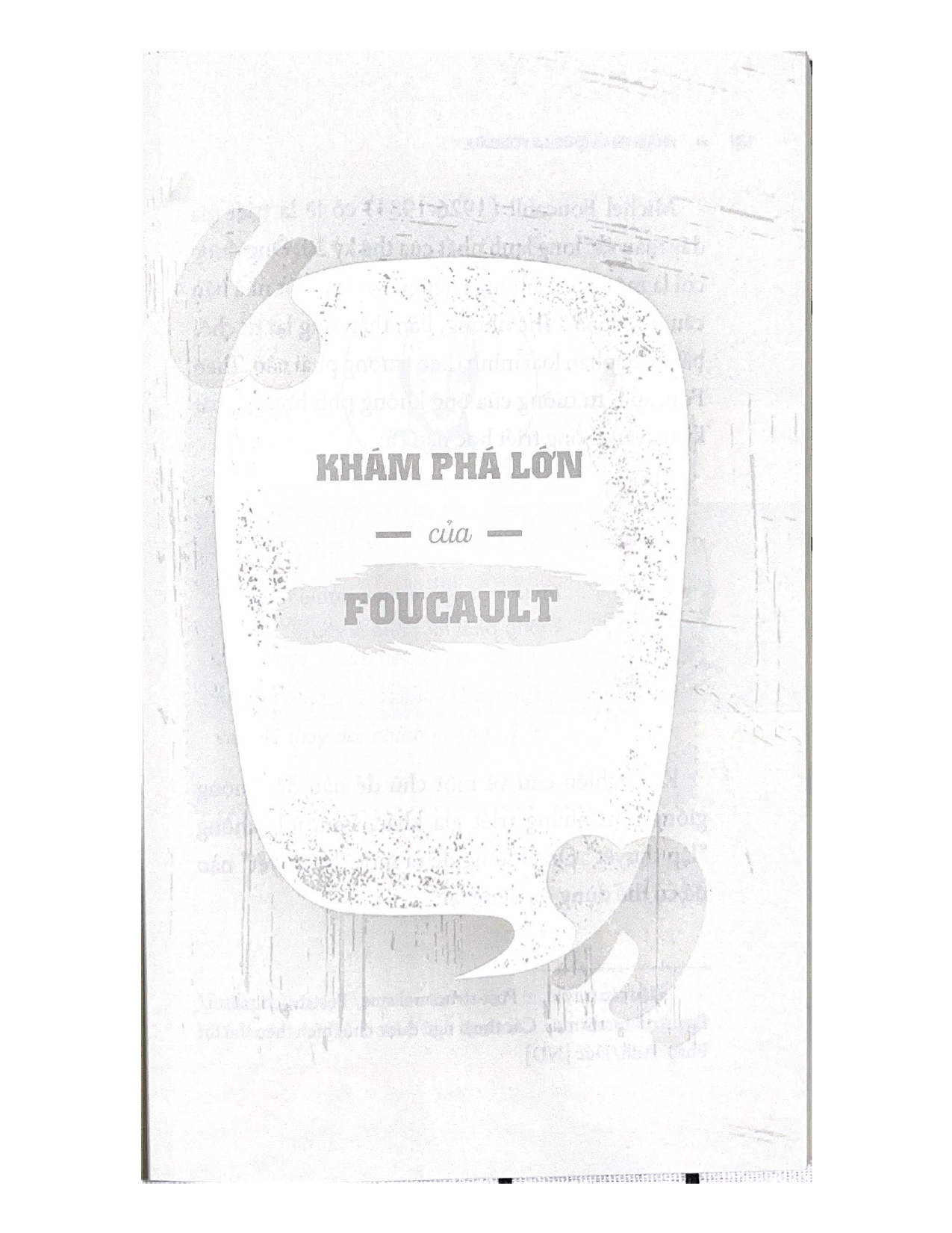 Những Nhà Tư Tưởng Lớn - Foucault Trong 60 Phút - Vanlangbooks