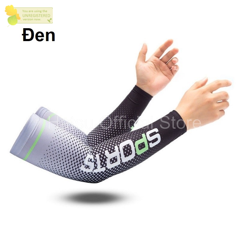 Găng tay chống nắng Hatsu Sport Sun Protection Sleeves - Thiết kế cá tính, mạnh mẽ - bảo vệ da tối đa