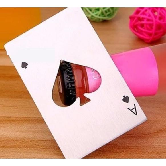 5 bộ Dụng Cụ Mở Bia Độc Đáo Hình Lá Bài Át Bích