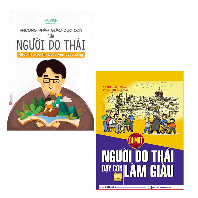 Sách - Combo 2 cuốn Bí mật người Do Thái dạy con làm giàu + Phương pháp giáo dục con của người do Thái