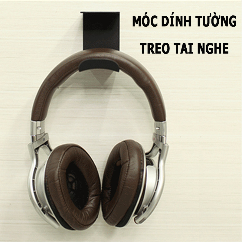 Giá Treo Tai Nghe Headphone Để Bàn, Dán Dính Tường Bằng Keo 3M Siêu Chắc Chắn, Không Cần Khoan Đục - Hàng Nhập Khẩu