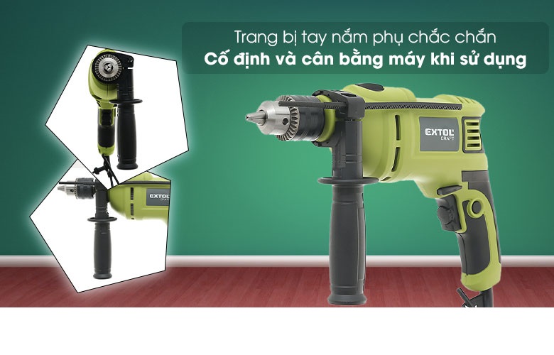 Máy khoan động lực điện 13mm Extol 401182 750W- Hàng chính hãng