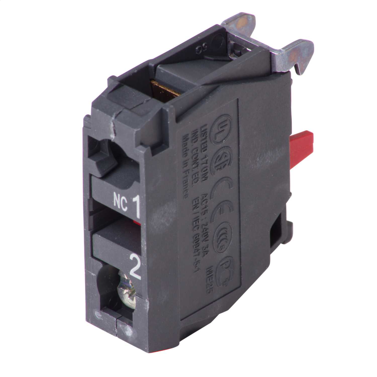 ZBE-102 Tiếp điểm phụ NC dùng cho nút nhấn XB5 XB4 Chính hãng