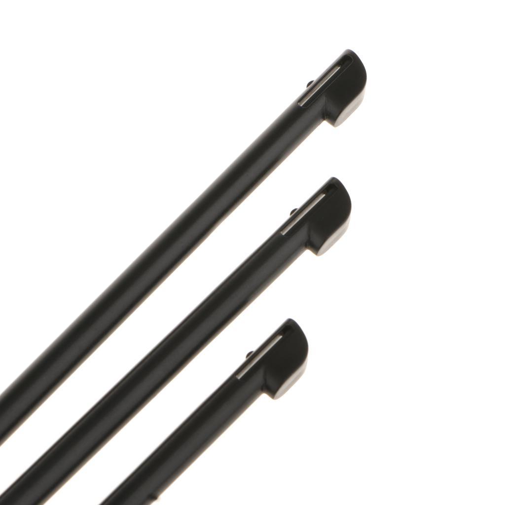 6Piece Slot in Touch Stylus Pen Stylus for  2DS Consoles Black+Blue