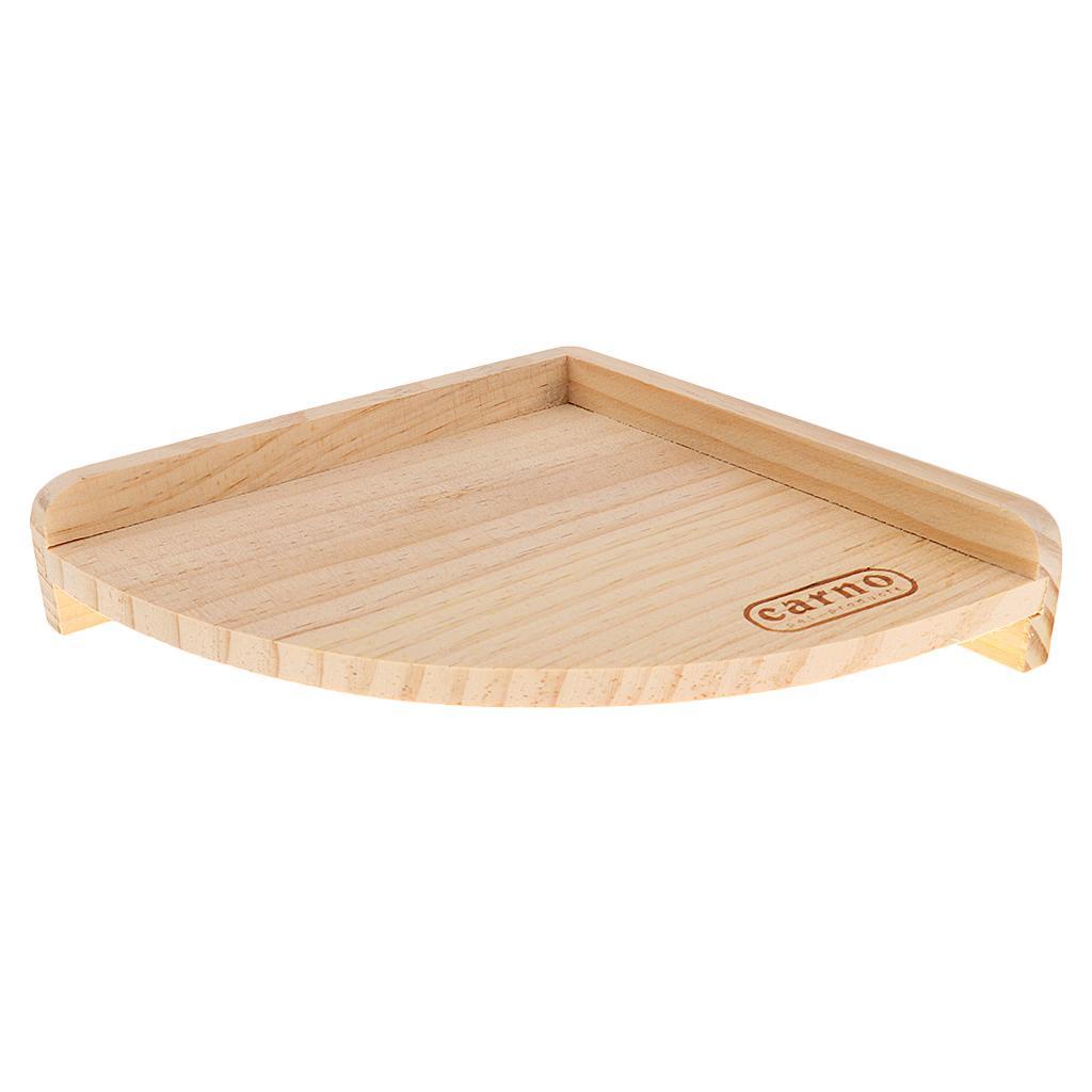 Wooden Platform Stand Hamster Rat Perch for Bird Parrot Small Animal Cages