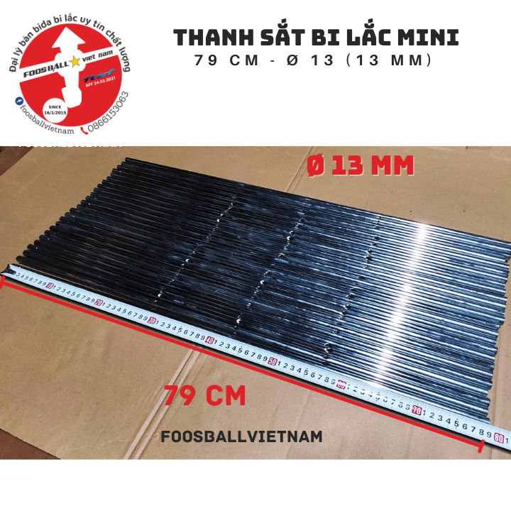 Thanh sắt thay thế bàn bi lắc mini