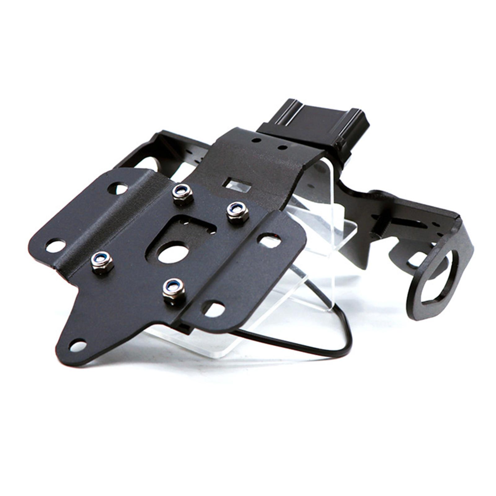 Motorcycle Tail License Plate Holder w/ LED Light Set for YAMAHA MT07 FZ-07