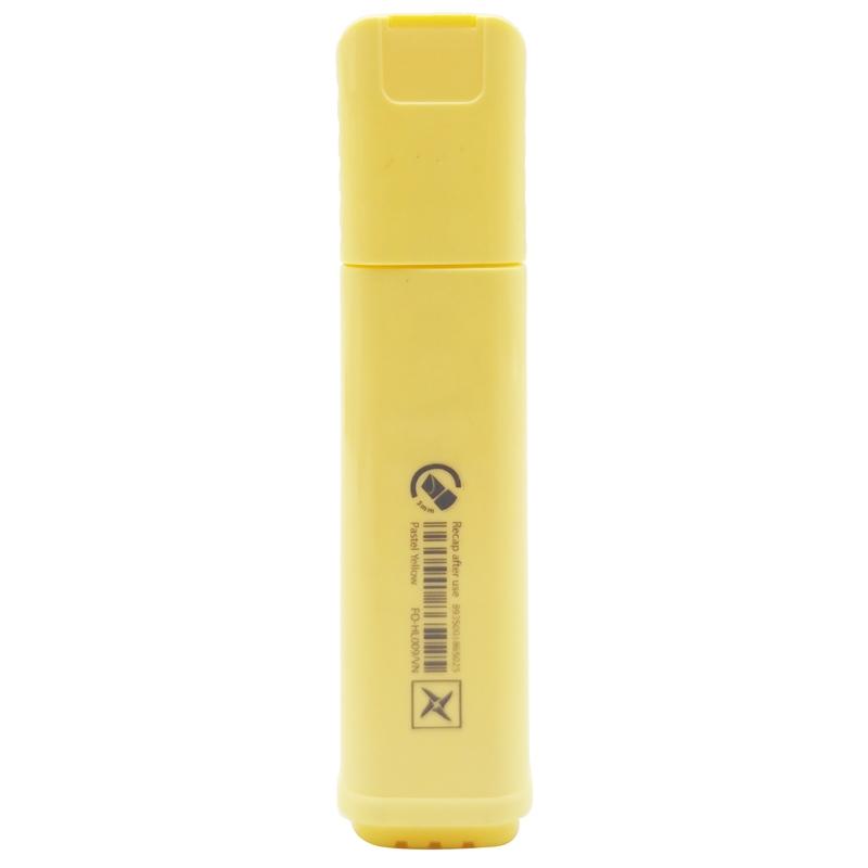 Bút Dạ Quang 5 mm Pazto - Flexoffice FO-HL009/VN - Màu Pastel Yellow