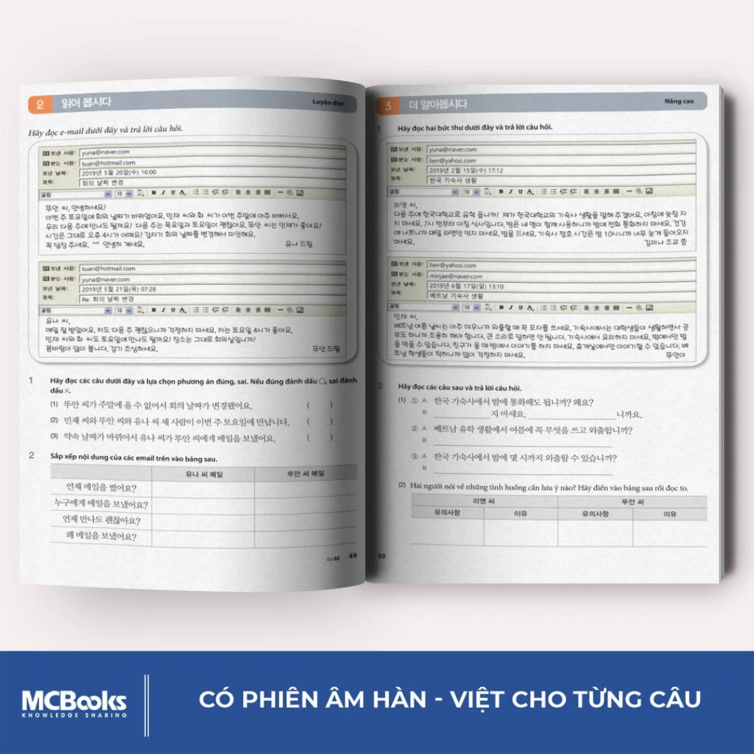 Sách - Combo Tiếng Hàn Tổng Hợp dành cho người Việt Nam Sơ Cấp 1 (Giáo trình bản màu + sbt)