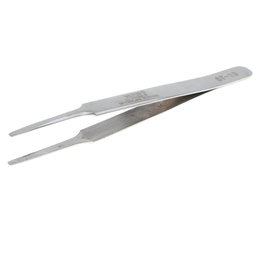 Precision Stainless Steel Tweezers for Phone Repair Tool Narrow Round Head