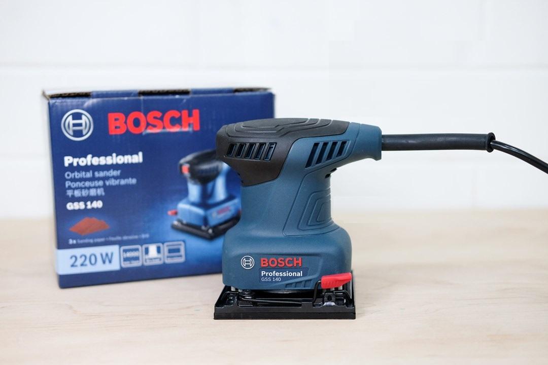 MÁY CHÀ NHÁM VUÔNG 220W (101X112MM) BOSCH GSS 140 - HÀNG CHÍNH HÃNG