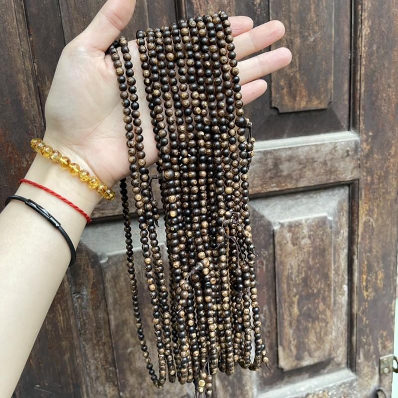 Vòng Tay Trầm Hương Sánh Chìm 108 hạt - đeo tay quấn 3-4 vòng - hạt 6ly