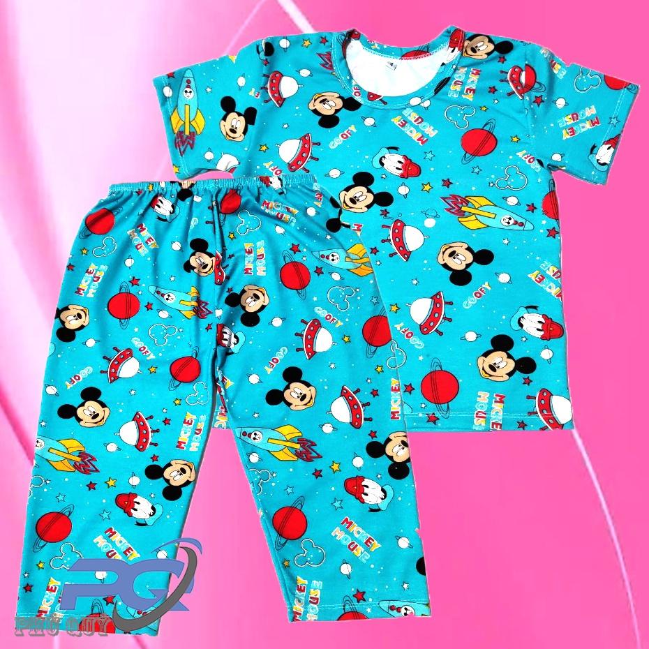 Đồ Bộ Sát Nách Cổ Tròn Thun Cotton cho Bé