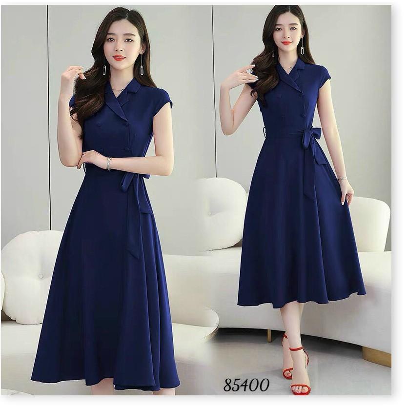 ĐẦM COTTON LẠNH DÁNG XÒE XINH XẮN,HỌA TIẾT TRƠN NHƯNG KHÔNG KÉM PHẦN SANG TRỌNG THỜI TRANG KING STORE