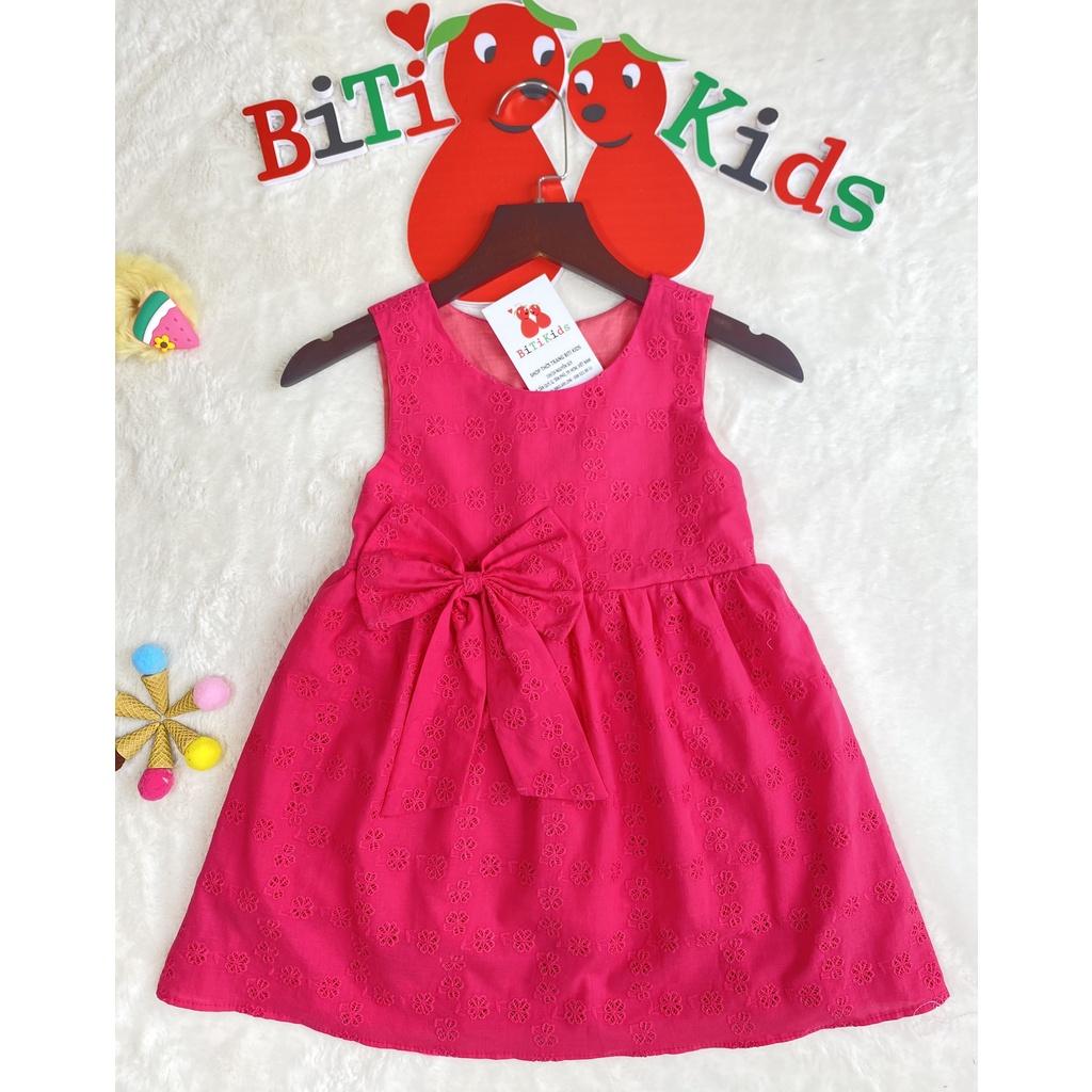 Đầm bé gái,váy trẻ em đi tiệc hàng thiết kế , họa tiết boi thêu cotton size 1-6 tuổi (8 - 26kg).