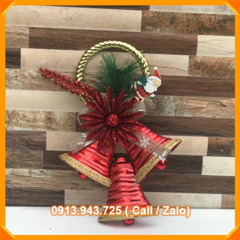 Chuông treo trang trí cây thông noel xinh xắn đẹp mắt, chuông mẫu đẹp trang trí cây thông Noel