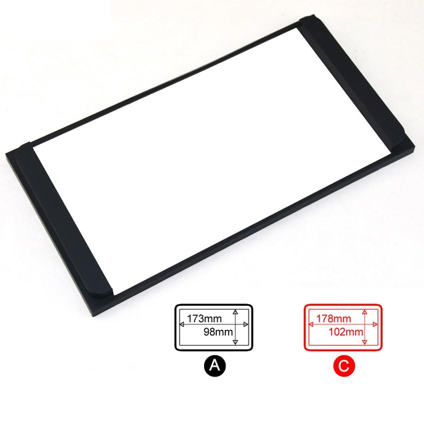 Mặt dưỡng xe toyota, Khung màn hình 7 inch, khung dưỡng cho màn hình xe toyota, màn hình dvd cho ô tô