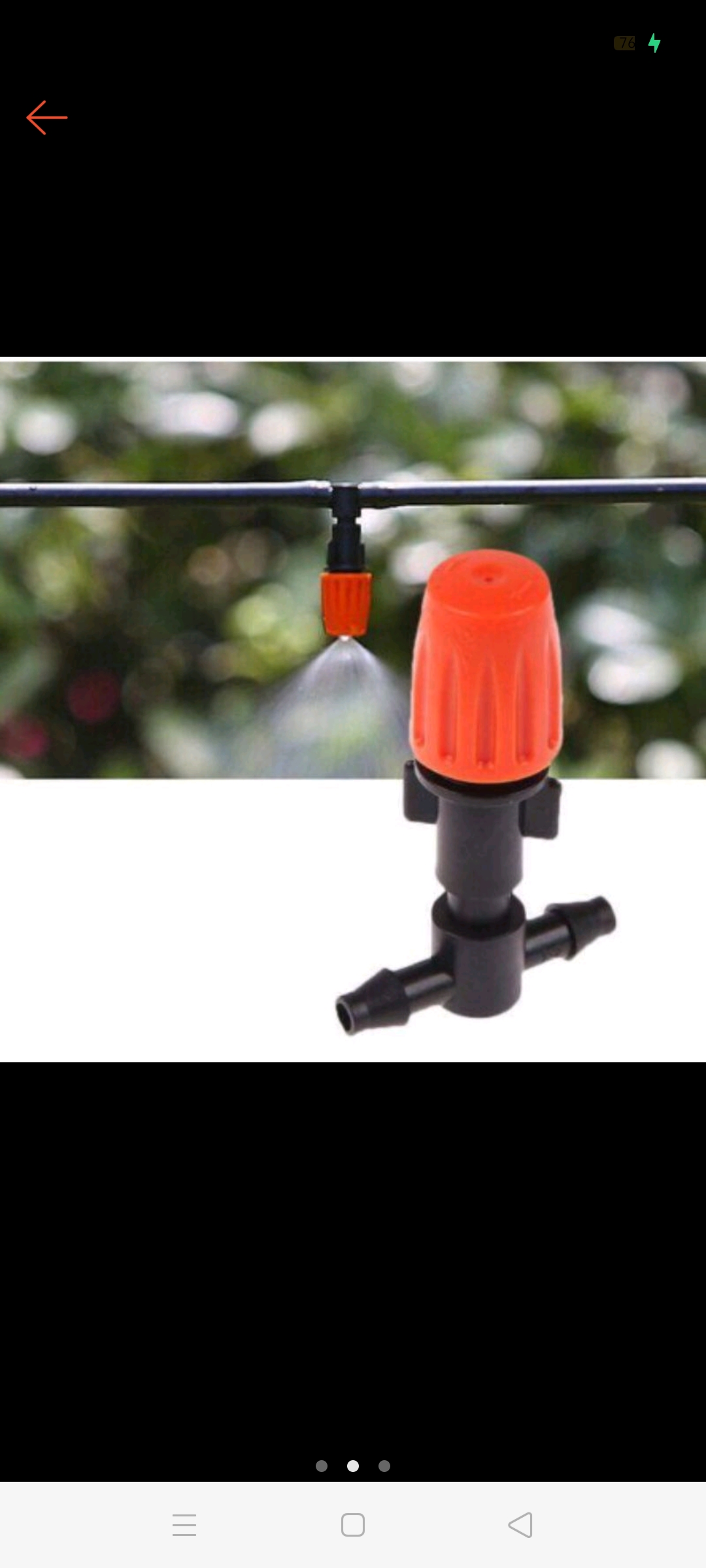 Bộ phun sương tưới lan cây cảnh kèm bơm mini