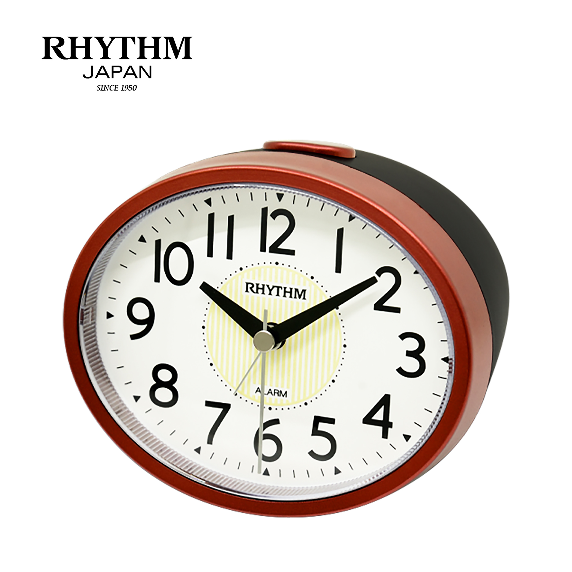 Đồng hồ Rhythm CRA859NR01- Kt 12.0 x 10.1 x 6.7cm, 184g. Vỏ nhựa, dùng PIN
