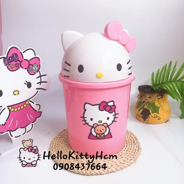 Thùng rác Hello Kitty