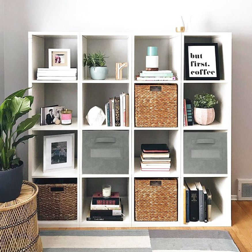 Kệ gỗ tổ ong đa năng, kệ sách 4 tầng trang trí giá rẻ, lắp ghép tiện dụng cho học sinh, sinh viên TAGO ND16