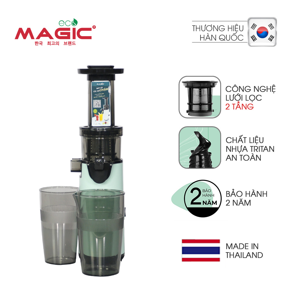 Máy ép tốc độ chậm thế hệ mới Magic Eco AC-131 - Hàng chính hãng
