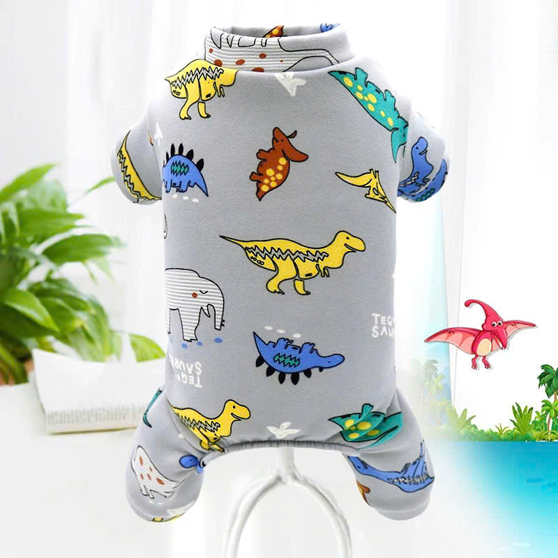 ÁO THUN NỈ KHỦNG LONG XINH TỪ 1-5KG DÀNH CHO THÚ CƯNG CHÓ MÈO