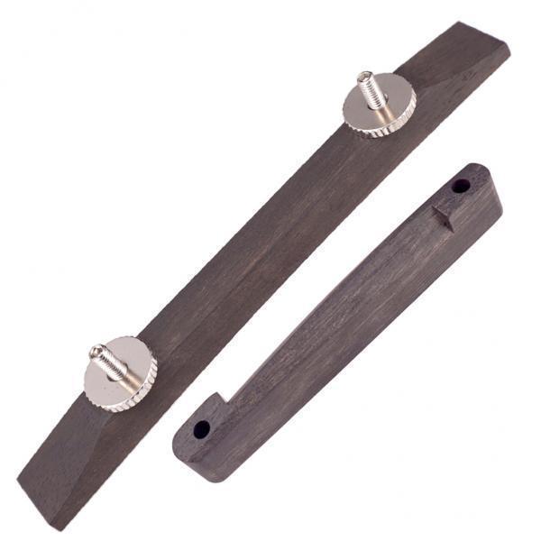 2X 1pc Rosewood Guitar Bridge for Archtop Jazz Guitar Musical Instrument Parts