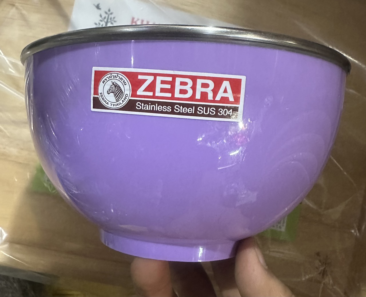 Tô Inox 304 Zebra màu 15cm , màu 2023 - nhập khẩu Thái Lan