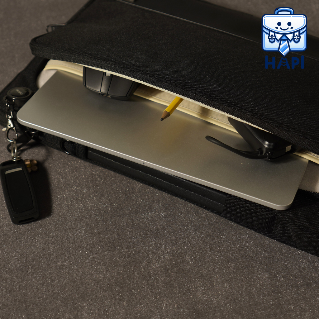 Túi chống sốc laptop 2 ngăn WiWU Cozy Classic Wi-COZY02 14/16 inch: Chống nước, lớp chống sốc dày, ngăn phụ kiện rộng rãi