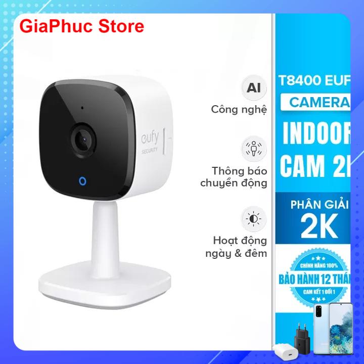 Camera Wifi Eufy Indoor 2k - T84001W1 - Hàng Chính Hãng