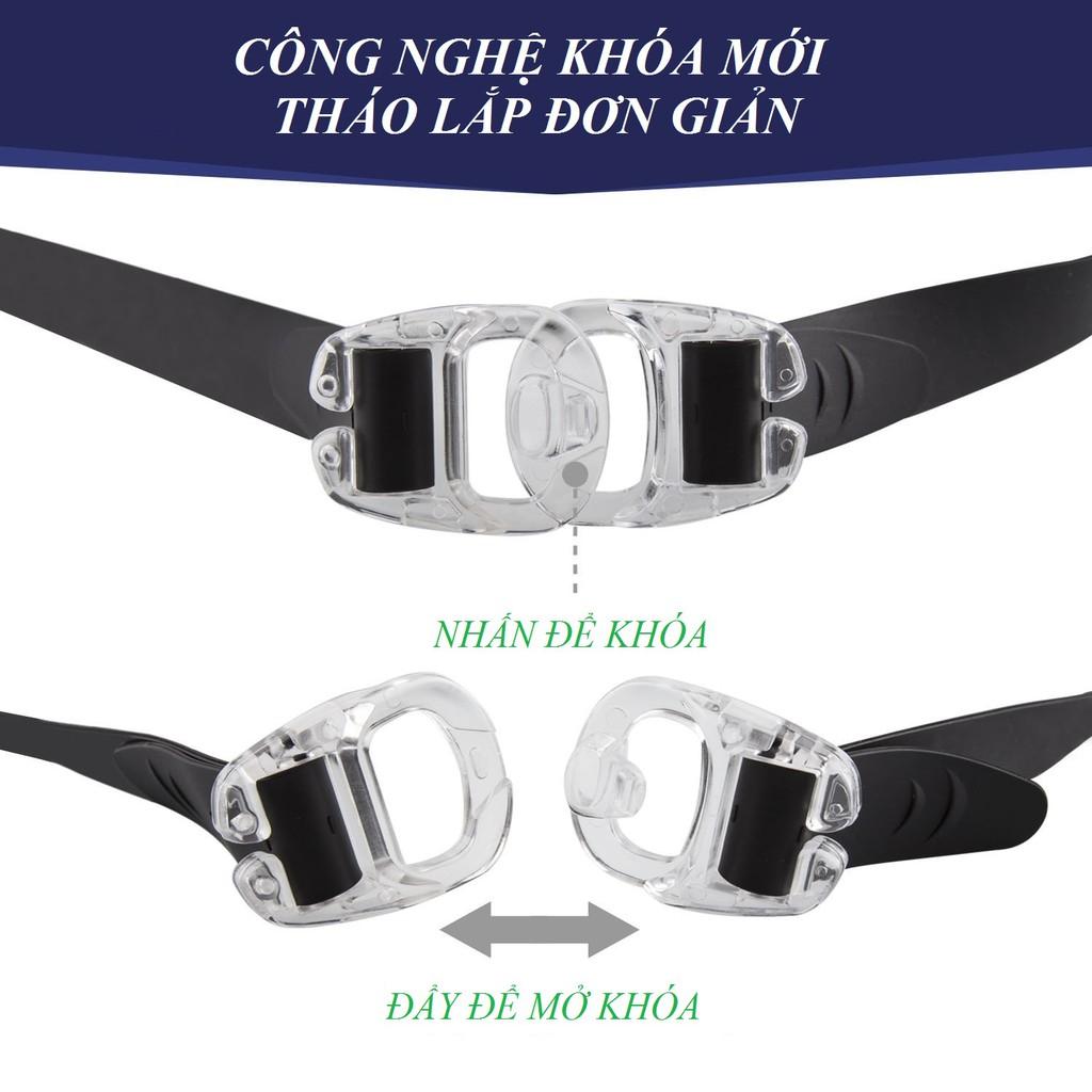 Kính bơi người lớn SPORTY góc nhìn panorama công nghệ mắt kính cản tia UV hạn chế sương mờ