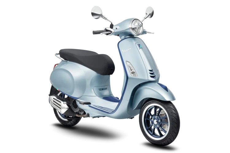 Xe Tay Ga Vespa Primavera S 125 Màu Bạc Xanh Grey Delicatio