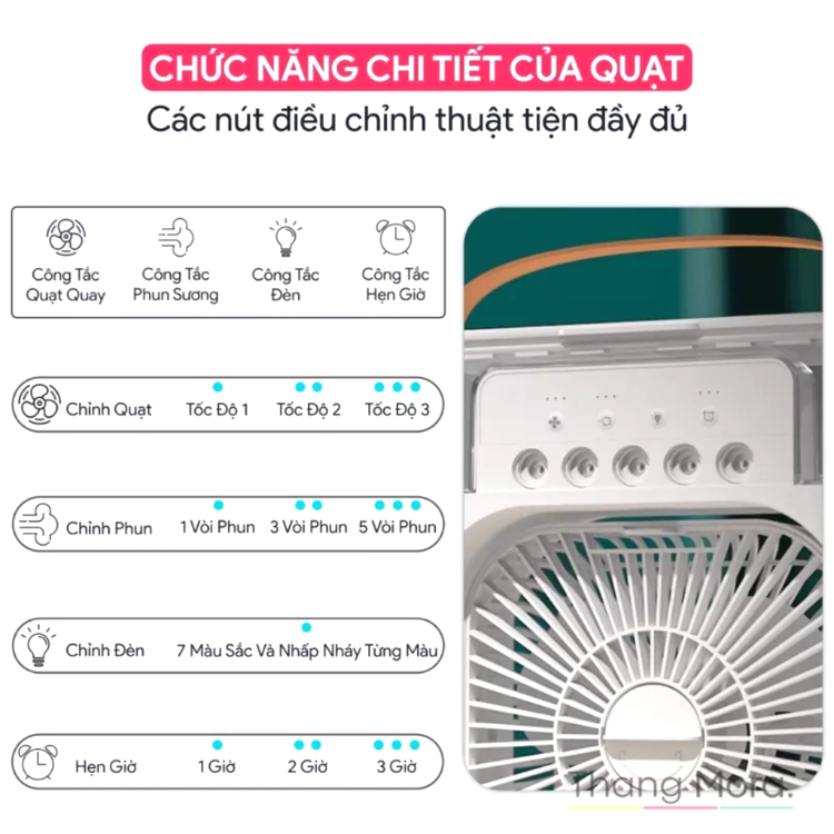 Quạt điều hòa mini hơi nước -Hàng loại 1 có bảo hành