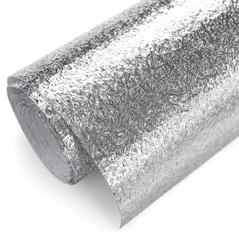 Cuộn giấy bạc dán bếp cách nhiệt dán tường nhà bếp chống thấm bền đẹp