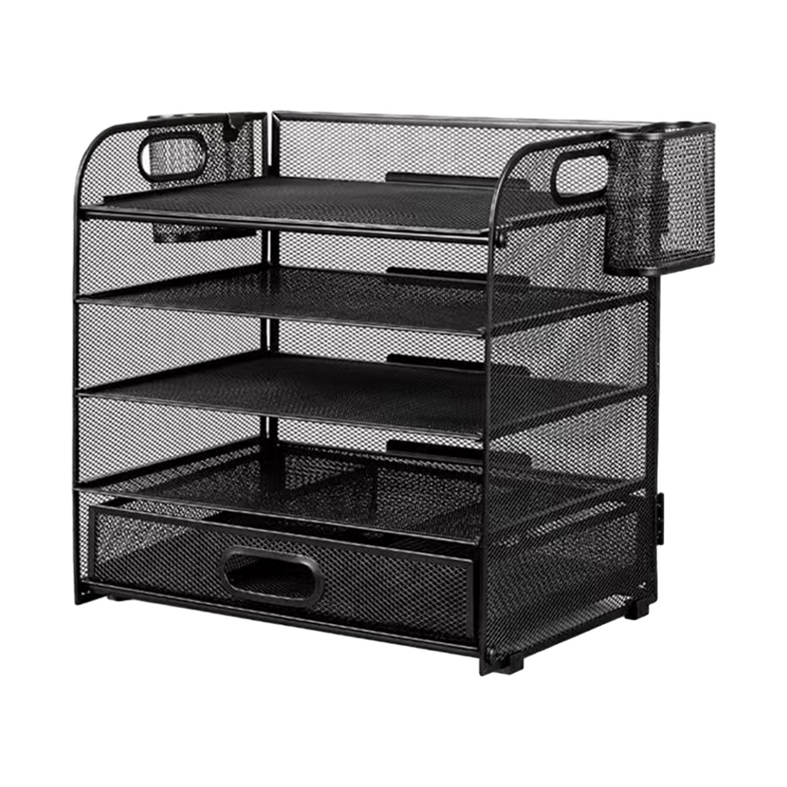 Mesh File Letter Tray Letter Tray Paper Organizer for Home Office Stationery