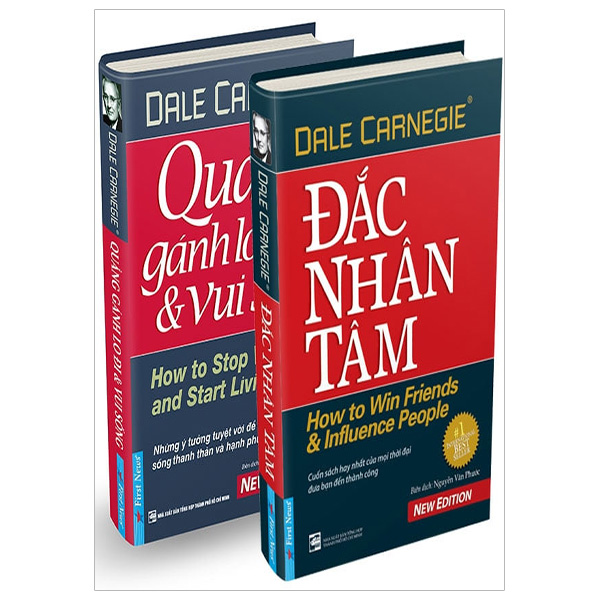 Combo Đắc Nhân Tâm + Quẳng Gánh Lo Đi & Vui Sống (Bìa Cứng) - Bộ 2 Cuốn