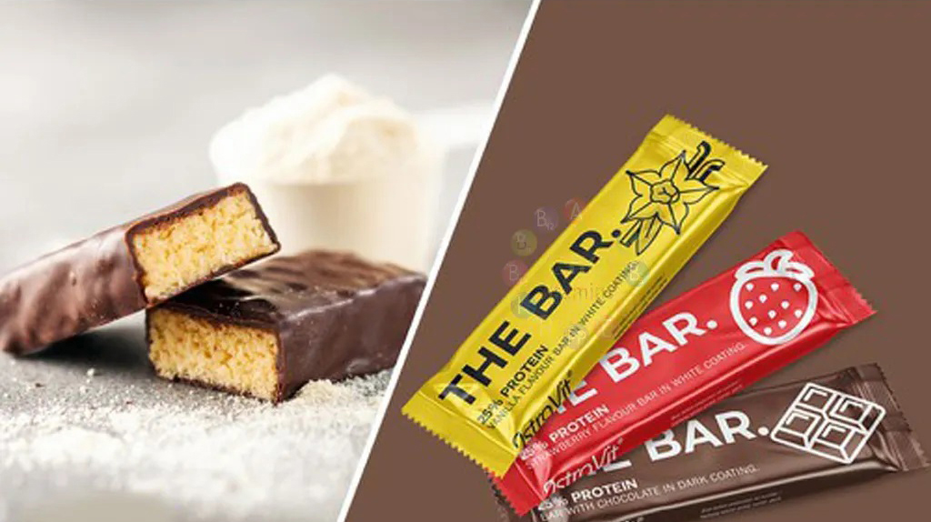 Thanh Bánh Protein OstroVit THE BAR, Lẻ 1 Thanh (60g/Thanh) Bữa Ăn Nhẹ Hoàn Hảo và Ít Đường | Nhập khẩu Ba Lan