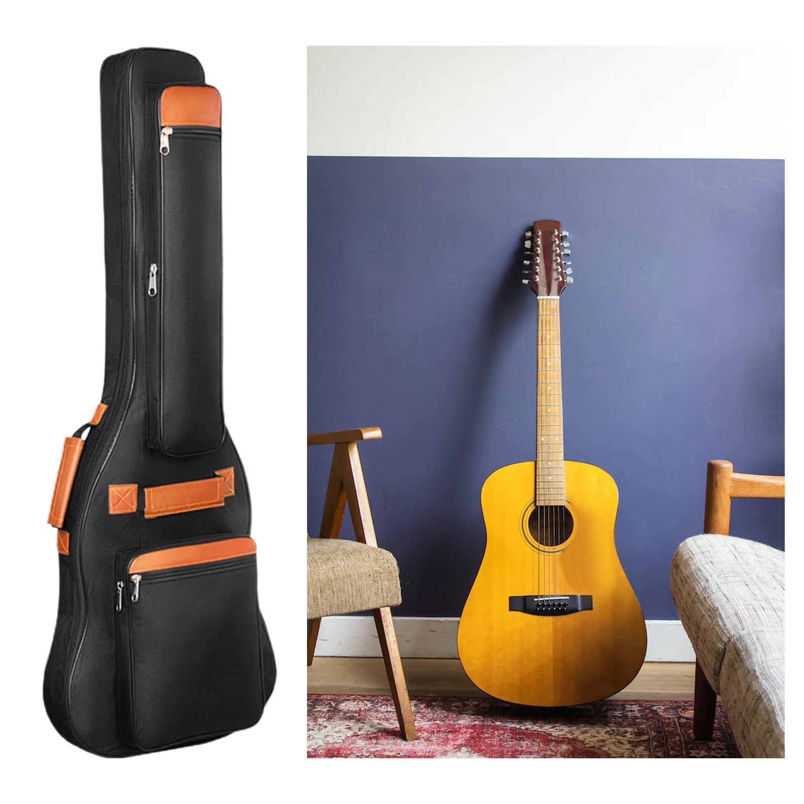 Electric Guitar Bag Backpack Acoustic Guitar Case Oxford Cloth Waterproof